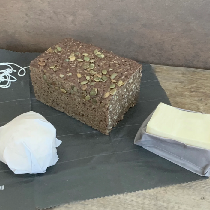 Beeswax bivoks-wrap,  3-pak firkantede (Small, Medium, Large)