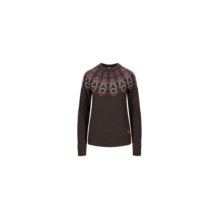 Tufte Strik Rosenfink W Pattern Sweater, Heater Rose Melange