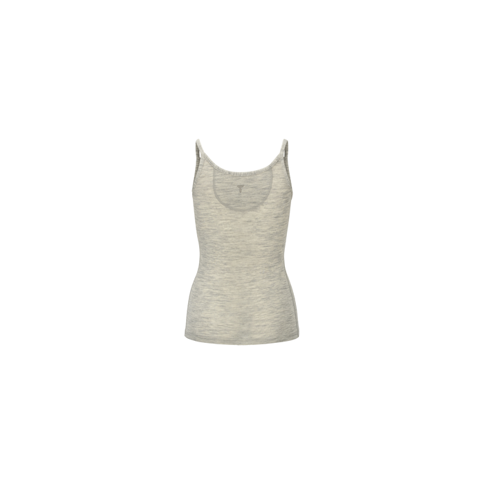 Tufte Merino uld top - Villeple W Singlet, Light Grey Dame - Women