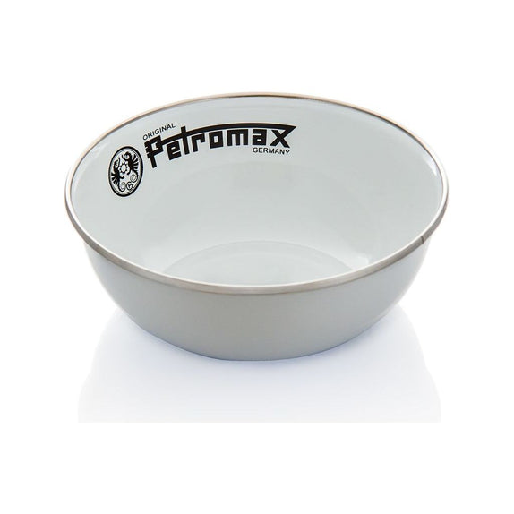 Petromax enamel bowl Emalje sæt af 2 skåle - hvid