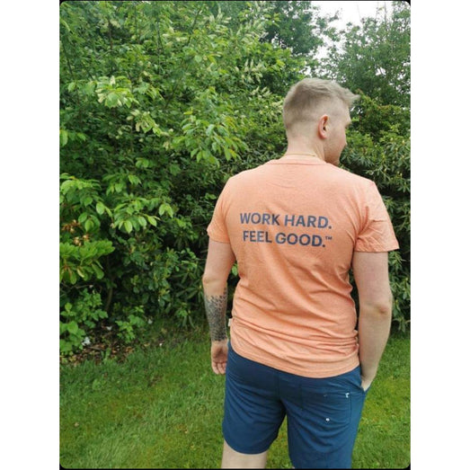 Tufte Mens Sustainable t-shirt orange