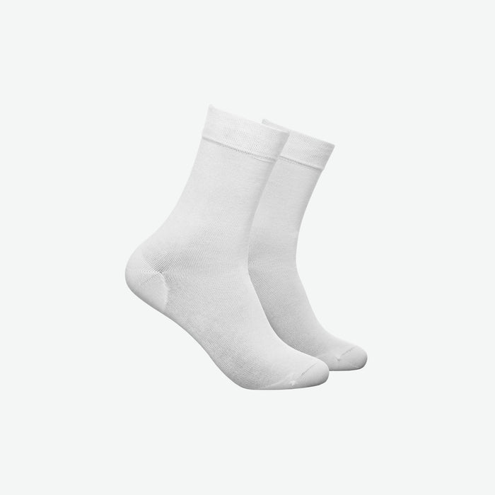 Tufte Softboost crew soft Socks - hvid