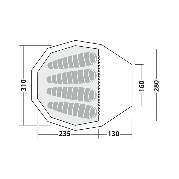 Robens Green cone prs 4 pers telt