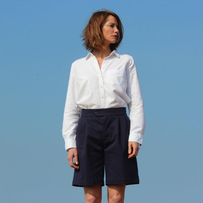 Højtaljede Shorts - dame - Str 8 (34/36) tilbage