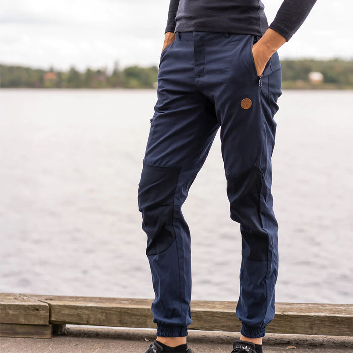 Tufte Women Leisure Pants, Fritids Bukser - Sky captain
