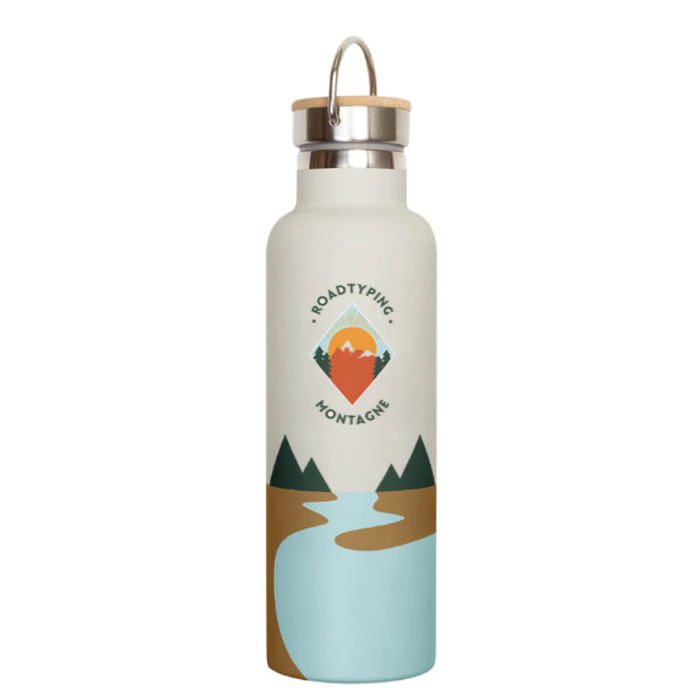 Roadtyping Thermoflaske - 750 ml -  Geo Montagne NY