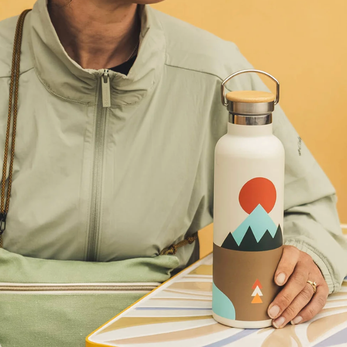 Roadtyping Thermoflaske - 750 ml -  Geo Montagne NY