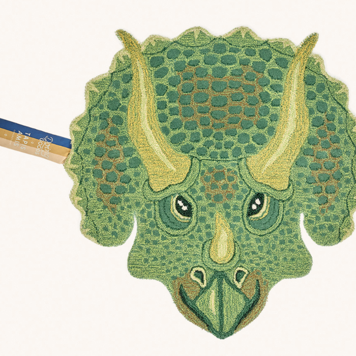 Doing Goods - Triceratop Dino - Head Rug - Tæppe - L