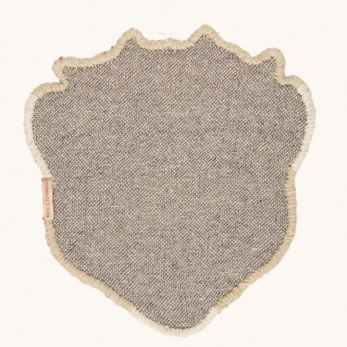 Doing Goods - Floral White Tiger - Head Rug - Tæppe