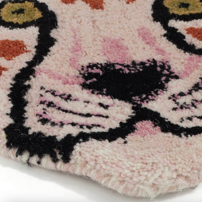 Doing Goods - Pinky Leopard - Head Rug - Tæppe