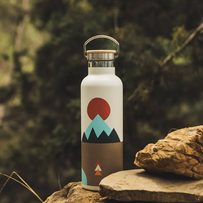 Roadtyping Thermoflaske - 750 ml -  Geo Montagne NY