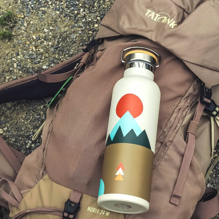 Roadtyping Thermoflaske - 750 ml -  Geo Montagne NY