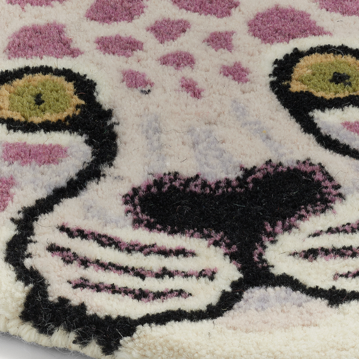 Doing Goods - Lilly Leopard - Head Rug - Tæppe