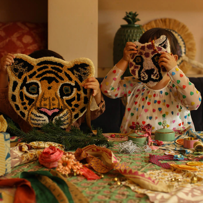 Doing Goods -Cloudy Tiger  - Head Rug - Tæppe