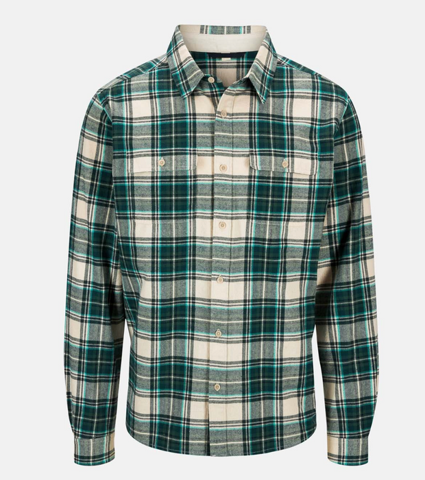 Tufte skjorte - Grøn tern - Unisex / Here