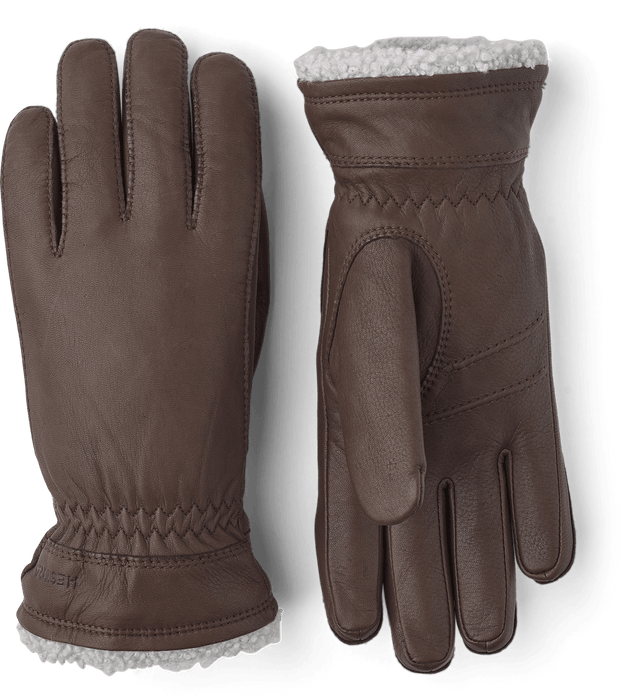 Hestra Deerskin Primaloft Gloves - Chocolate