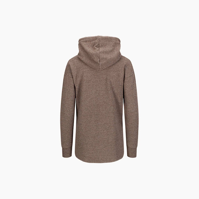 Tufte Puffin W Relaxed Hoodie - Brun - cappuccino