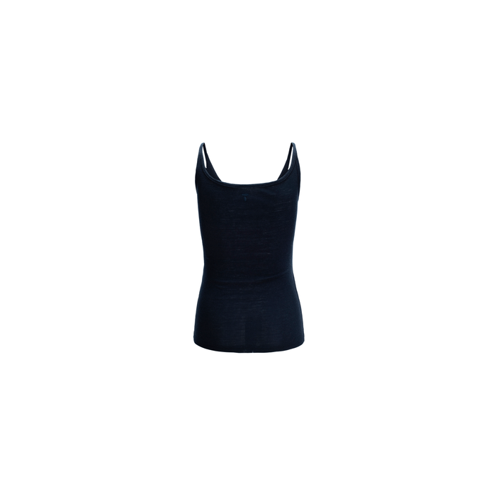 Tufte Merino uld top - Villeple W Singlet, Dame - Women - Navy