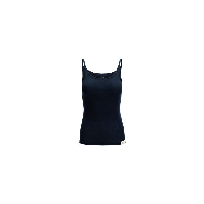 Tufte Merino uld top - Villeple W Singlet, Dame - Women - Navy