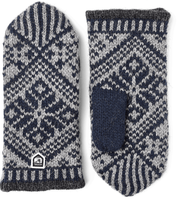 Hestra Nordic Wool Glove - Grå/Blå