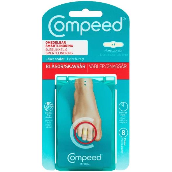 Compeed vabelplastre - tæer