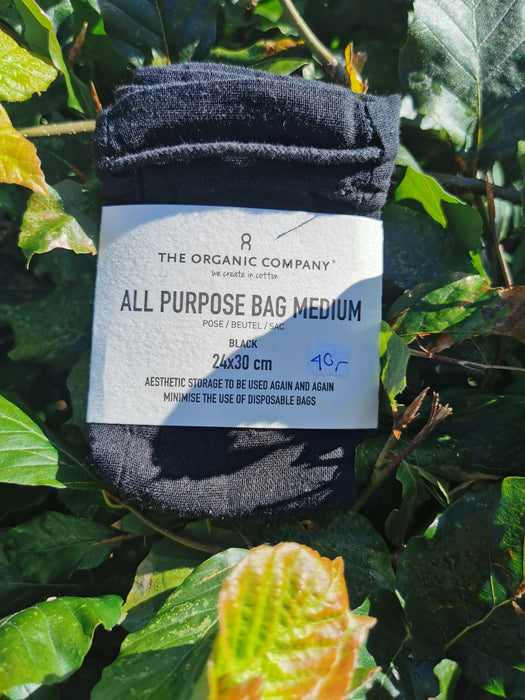 The Organic Company All Purpose Bag, Sort - Black