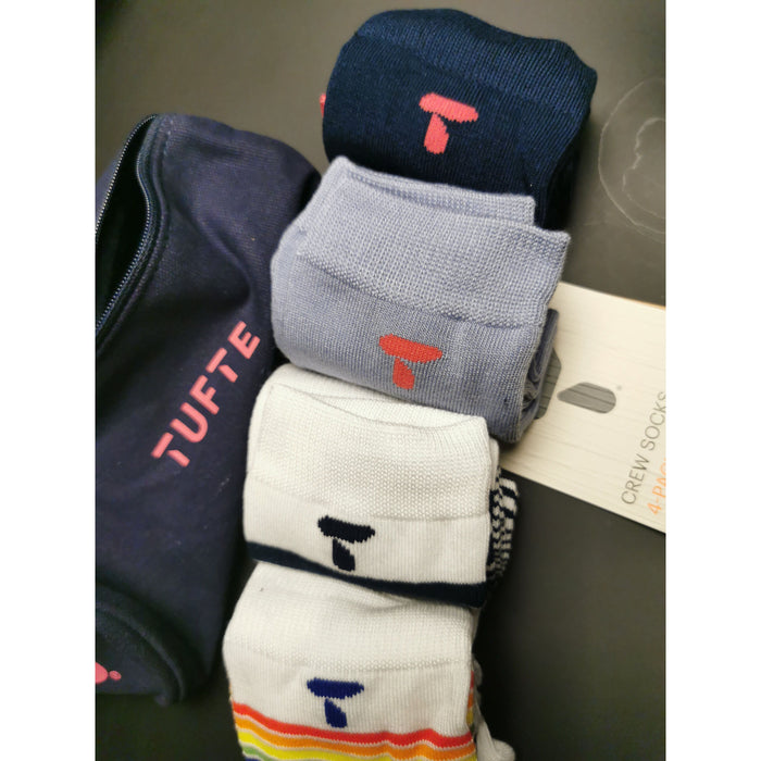 Tufte Crew Socks  Børn - strømper 4 pack