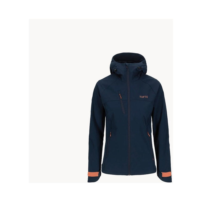 Tufte Willow Women Softshell Jacket - mørkeblå jakke m orange