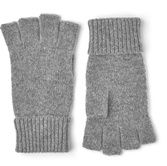Hestra Basic Wool Half Finger, Grå