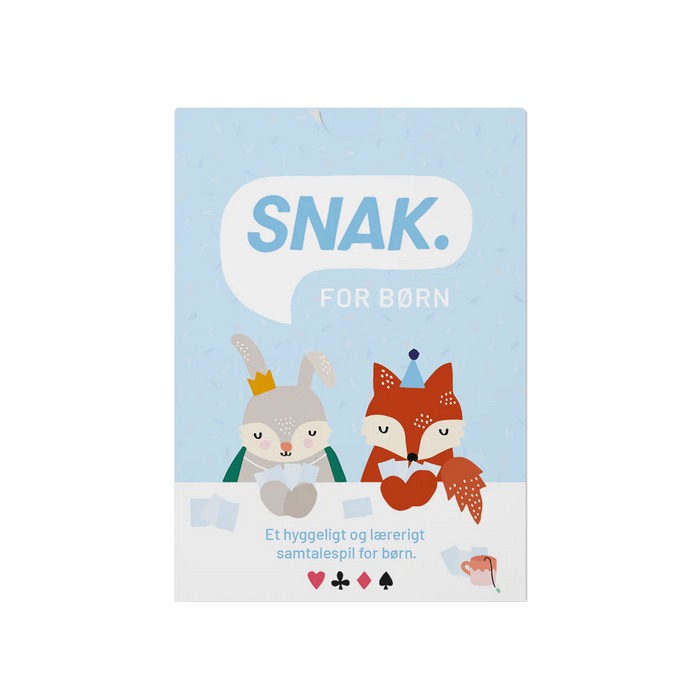 SNAK - BØRN - Illustrerede samtalekort for børn