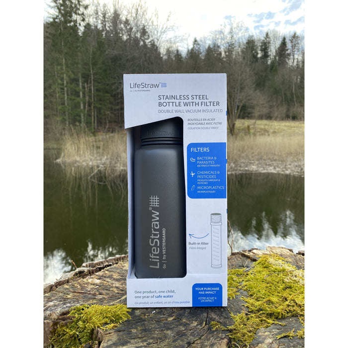 LifeStraw Go Bottle - Grey