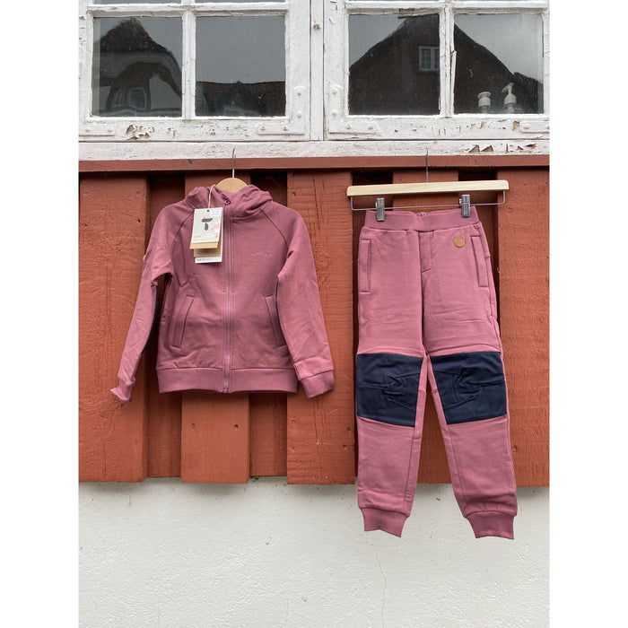 Tufte Kids Puffin Hoodie - Heather rose -Rosa - Pink