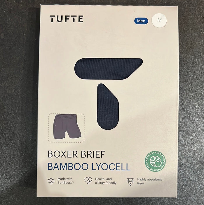Tufte Mens Essentials Boxer Briefs - BLÅ