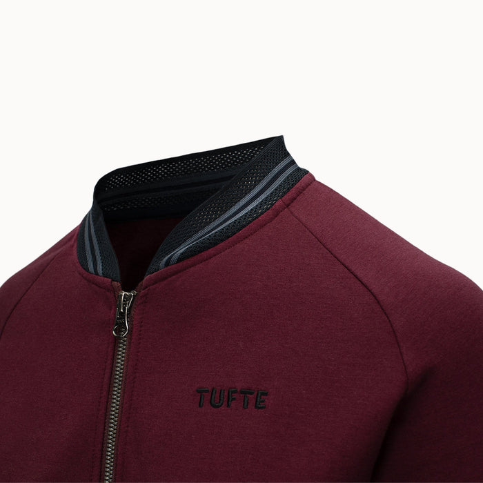 Tufte W Puffin zip-sweater - Port Royale
